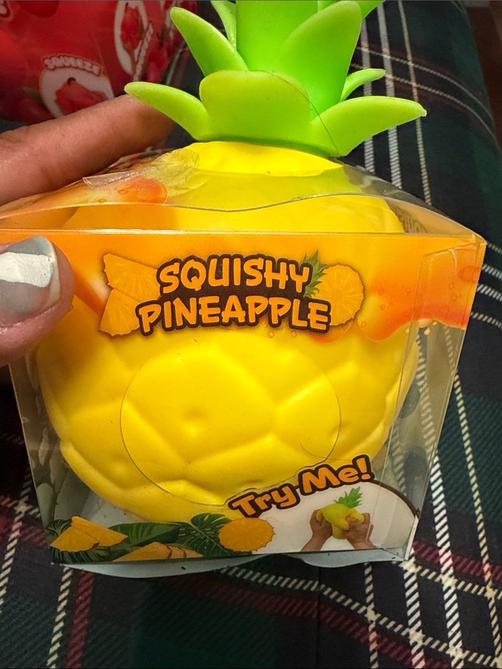 Squishy Pineapple Stress Toy - Yellow Toymendous